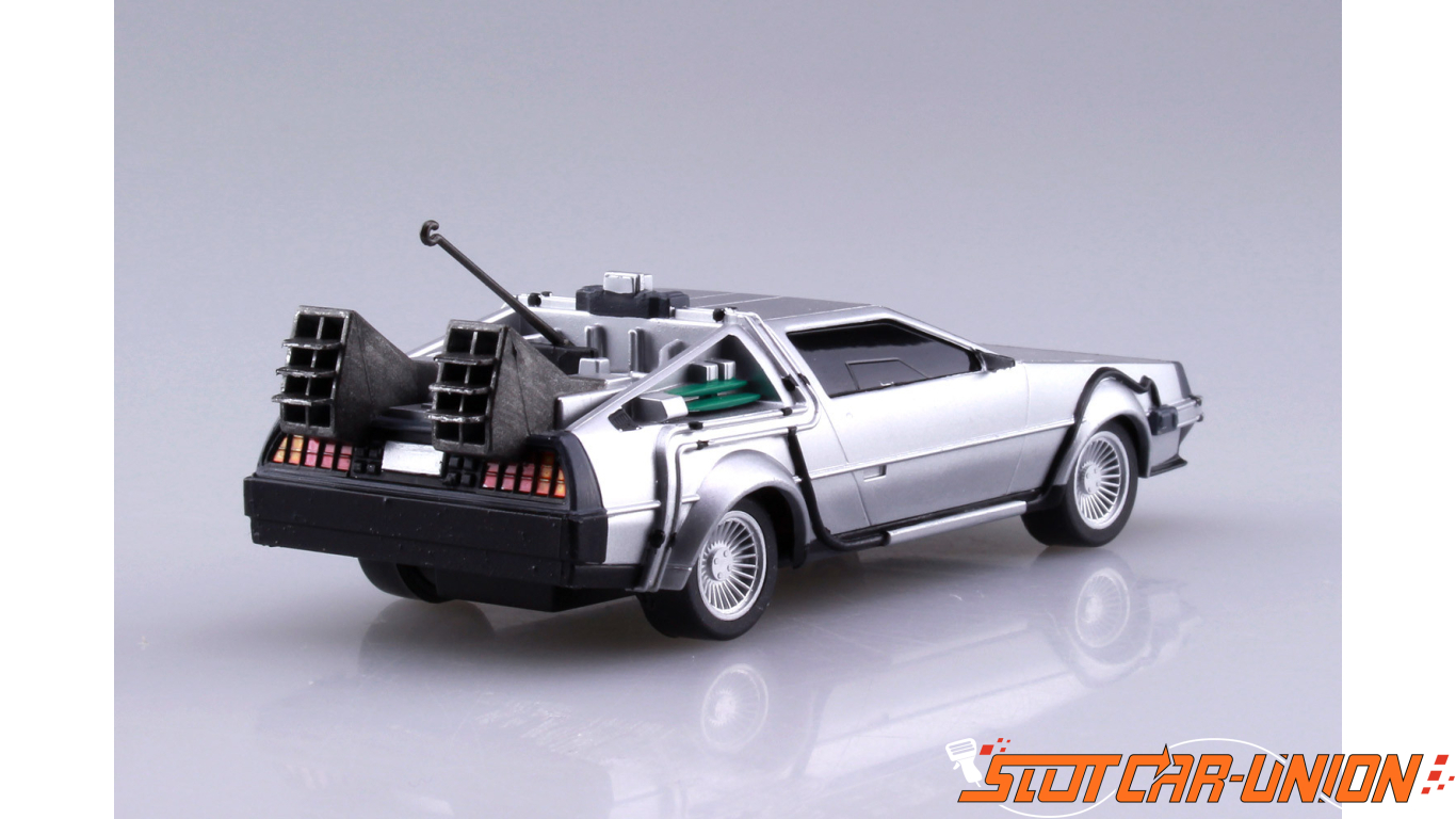 AOSHIMA 054758 Kit 1/43 Pullback DeLorean Back to the Futur Part I 