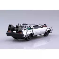 AOSHIMA 05477 Kit 1/43 Pullback DeLorean Back to the Futur Part III & Rail road