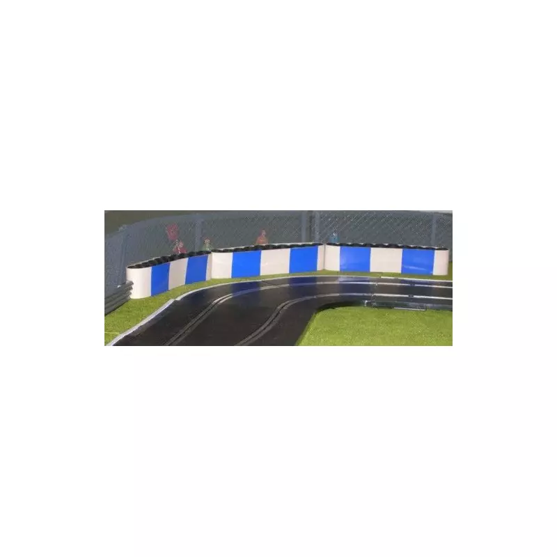Slot Track Scenics TC-B Couvre Pneus avec blocs bleus x5