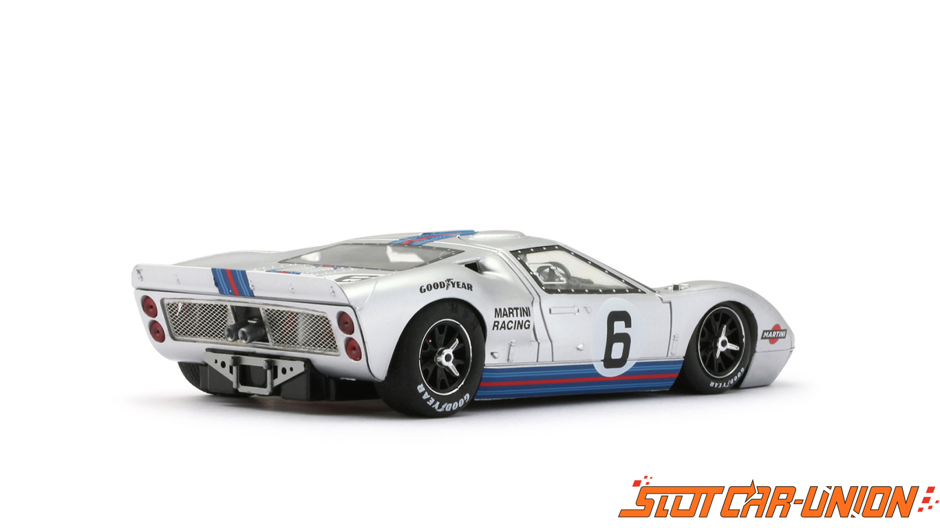 Ed 1:32 analog slot car NSR 0141SW Ford GT40 MK I Martini Racing No.6  Ltd 