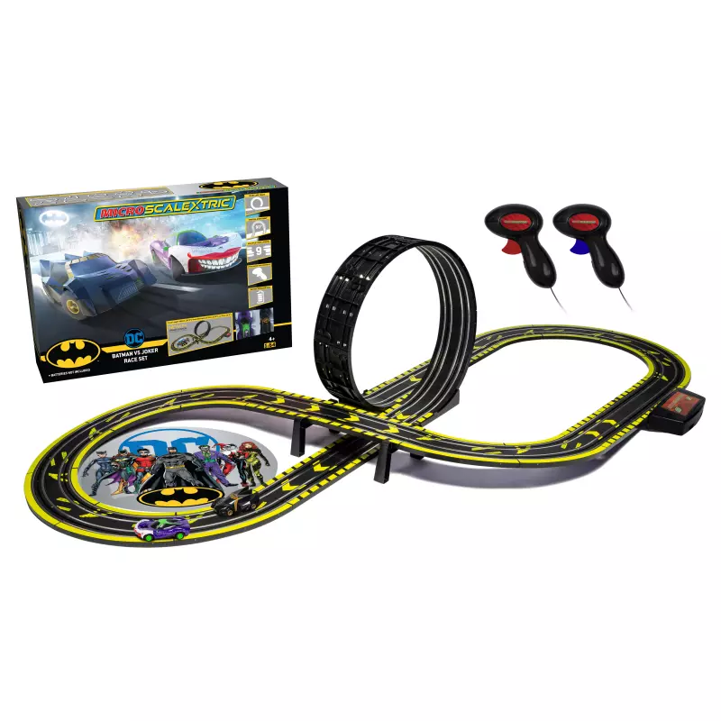 Micro Scalextric G1155 Batman vs Joker Set (Battery) 