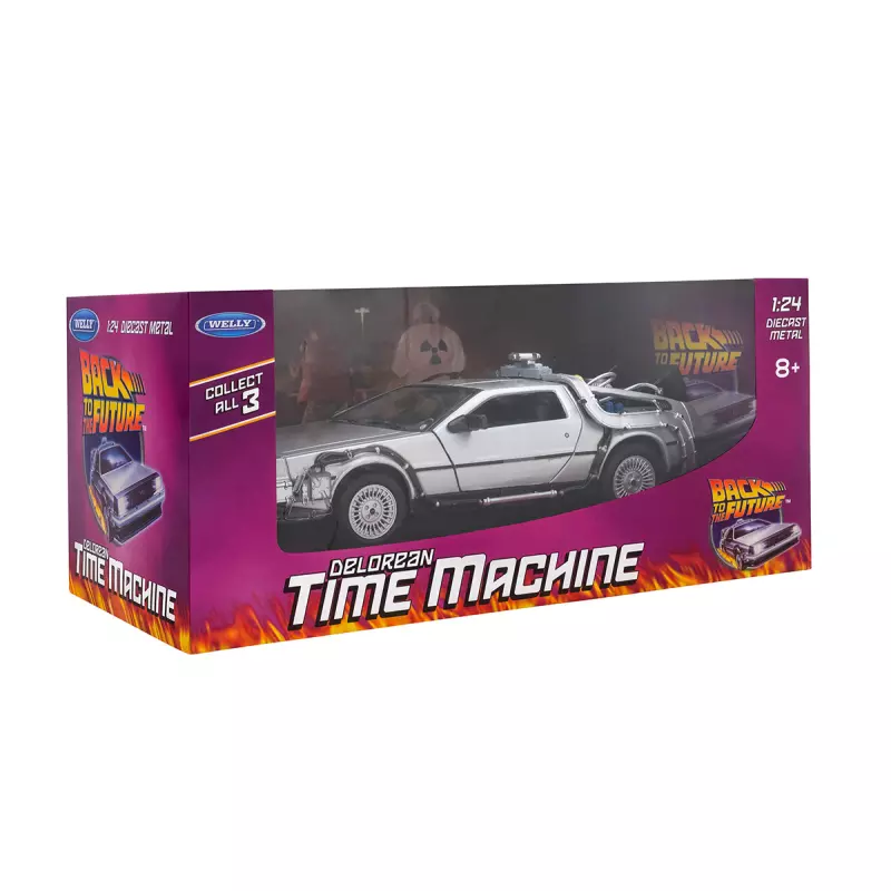 Welly 22443 Back to the Futur I, Delorean Time Machine 1:24