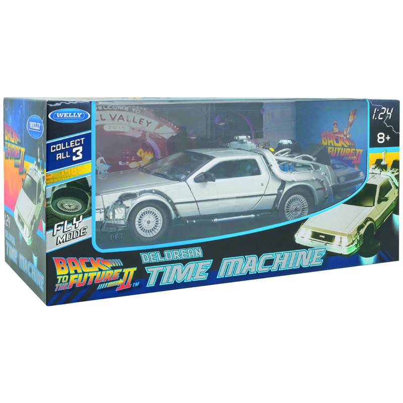 Welly 22441 Back to the Futur II, Delorean Time Machine 1:24