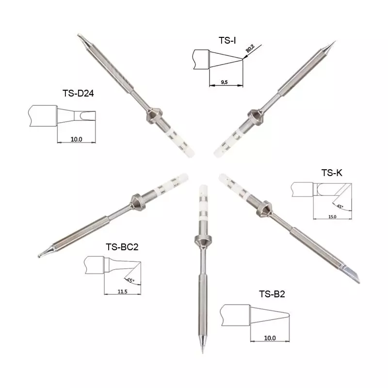 Beez2B MINI TS100 Soldering iron oled & intelligent control (12-24V/17-65W)