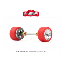 NSR 9133 3/32 Rear kit racing ultralight RTR - Ø 17,3mm wheels