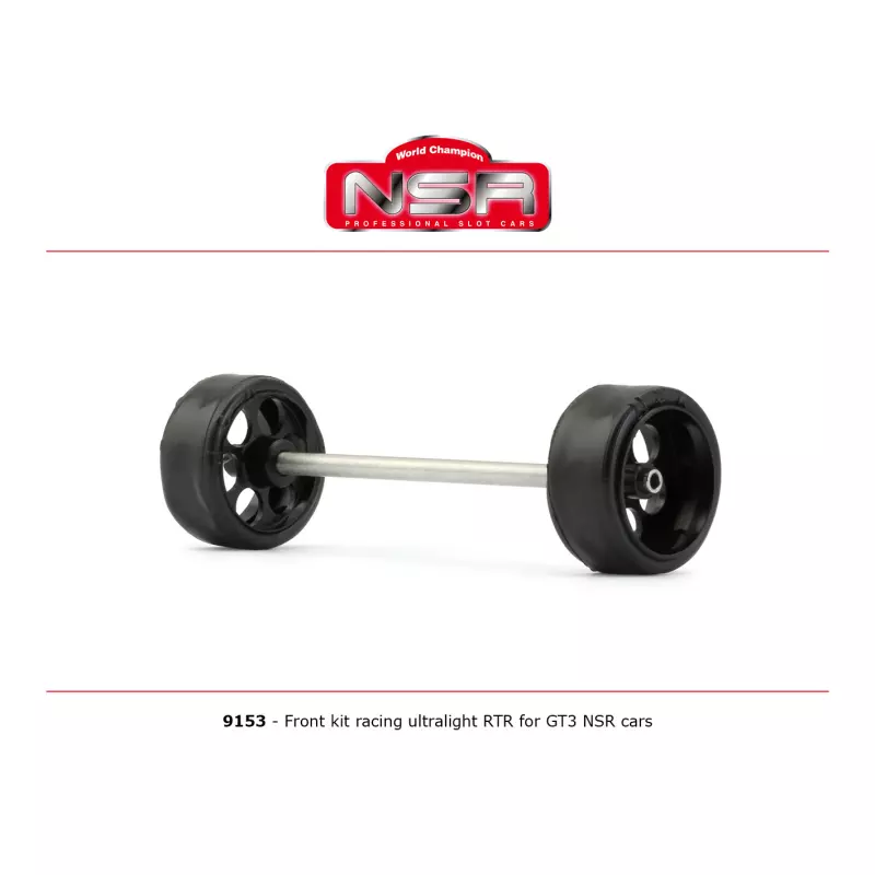  NSR 9153 3/32 Front kit racing ultralight RTR - Ø 17,3mm wheels