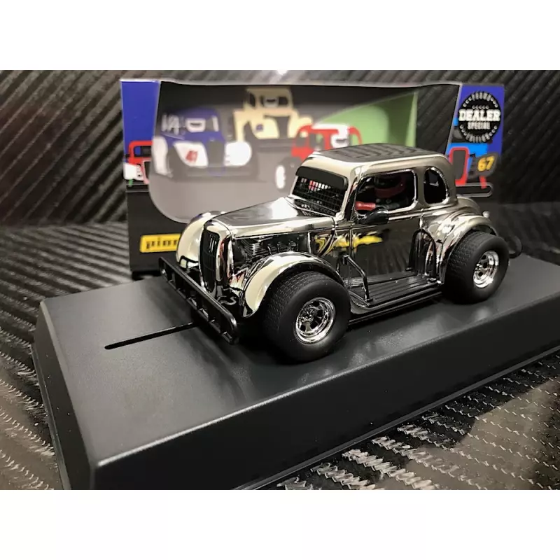  Pioneer P116-DS Legends Racer '34 Ford Coupe, Silver Chrome