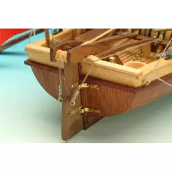 Artesanía Latina 19014 Maquette Bateau en Bois: Canot du Capitaine Santisima Trinidad 1/50