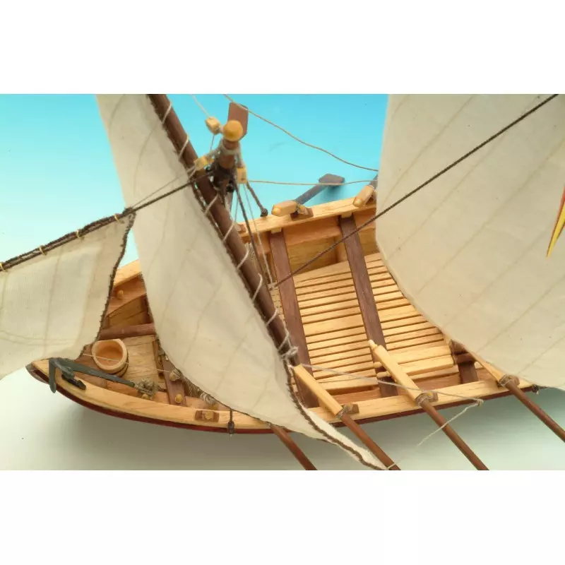 Artesanía Latina 19014 Maquette Bateau en Bois: Canot du Capitaine Santisima Trinidad 1/50