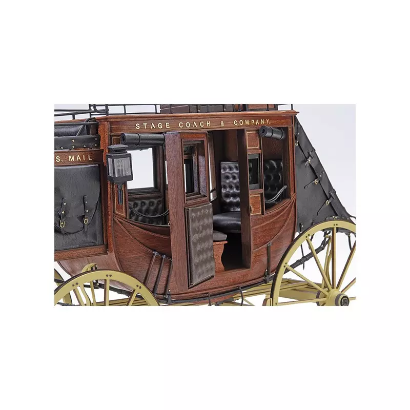 Artesanía Latina 20340 Wooden Model Kit: Stage Coach 1848 1/10