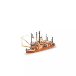 Artesanía Latina 20505 Wooden Model Ship: King of the Mississippi II Steamboat 1/80