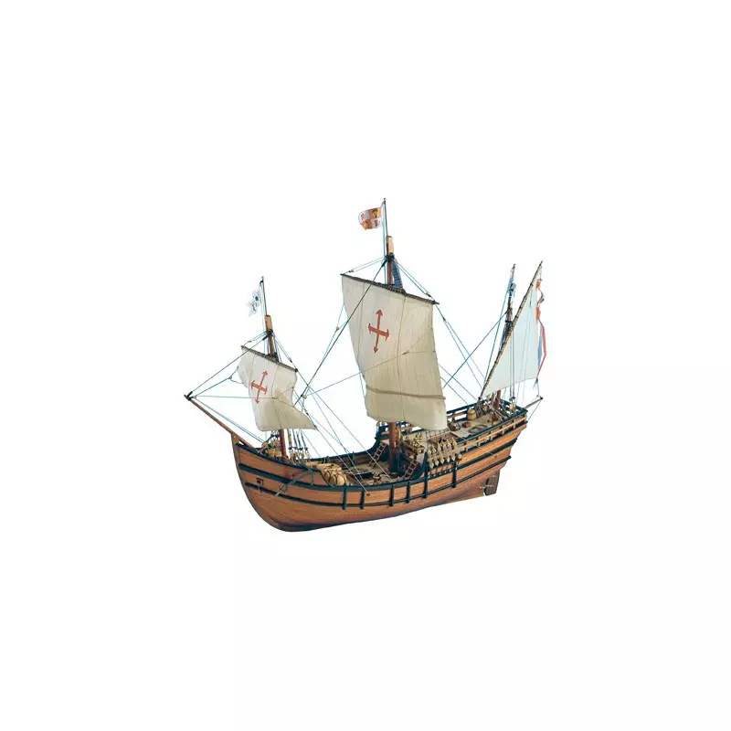 Artesanía Latina 22412 Wooden Model Ship: La Pinta Caravel 1/65 - Slot  Car-Union