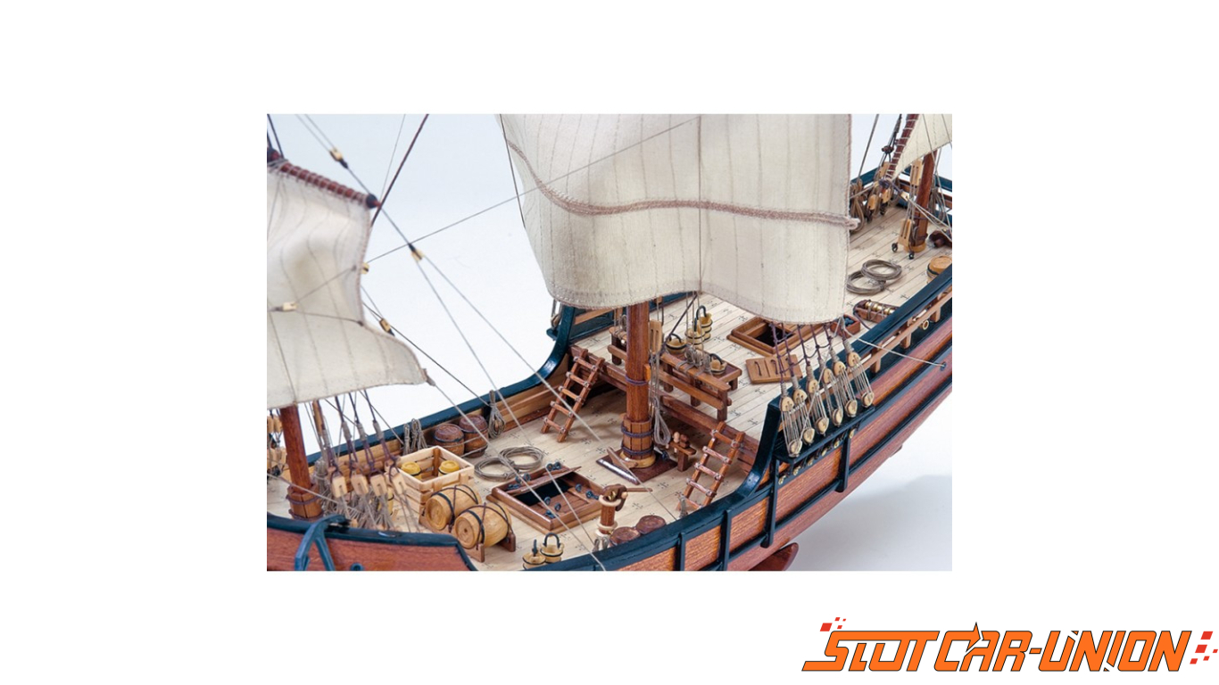 Artesanía Latina 22412 Wooden Model Ship: La Pinta Caravel 1/65