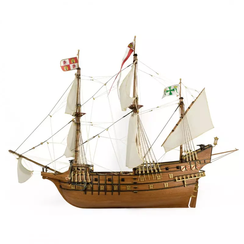 Artesanía Latina 22452-N Wooden Model Ship Kit: New Galleon San Francisco II 1/90