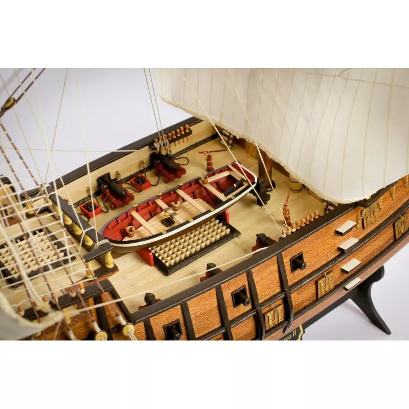 Artesanía Latina 22452-N Maquette Bateau en Bois: Nouveau Galion San Francisco II 1/90