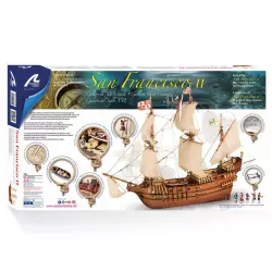 Artesanía Latina 22452-N Maquette Bateau en Bois: Nouveau Galion San Francisco II 1/90