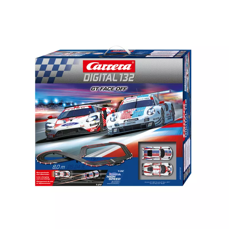  Carrera DIGITAL 132 30012 GT Face Off Set