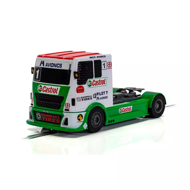  Scalextric C4156 Racing Truck Green - White - Red