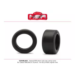NSR 5262BLACK Special RTR Slick Rear for Classic NSR/Slot.it - 19.8x10 - Low Profile - Racing tyres