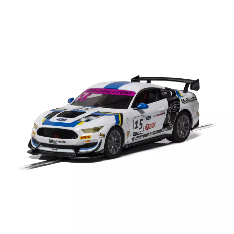 Scalextric C4173 Ford Mustang GT4 - British GT 2019 - Multimatic Motorsports