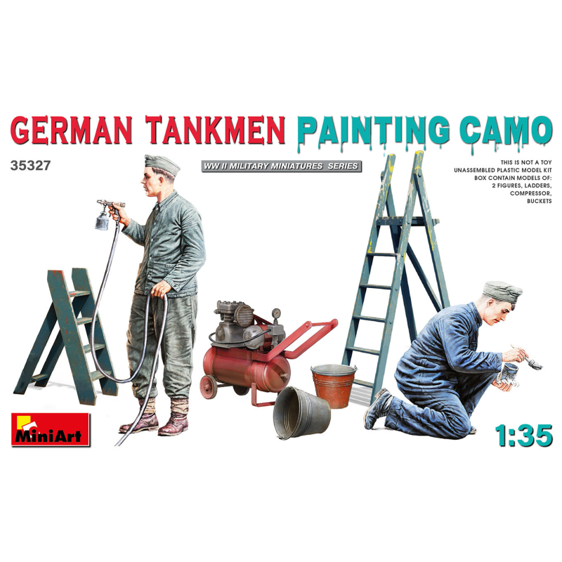                                     MiniArt 35327 German Tankmen Camo Painting