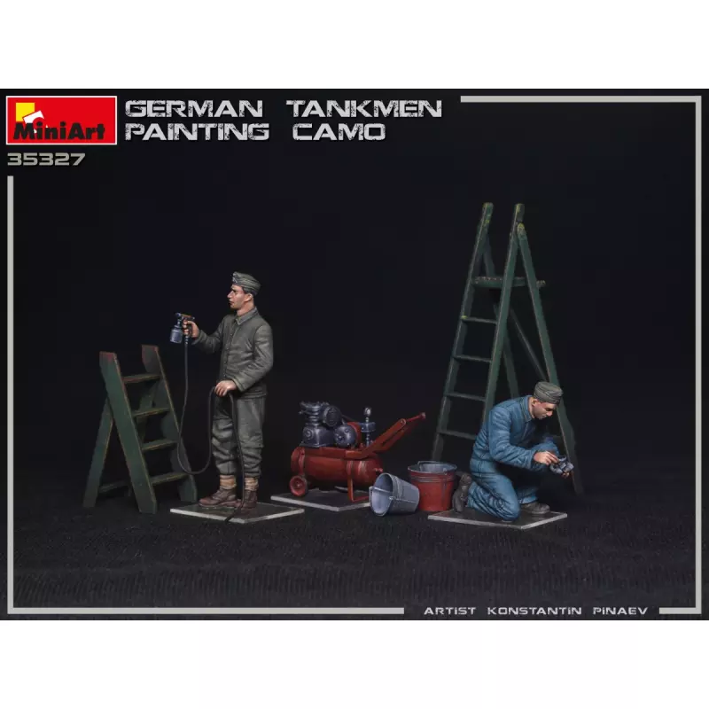MiniArt 35327 German Tankmen Camo Painting