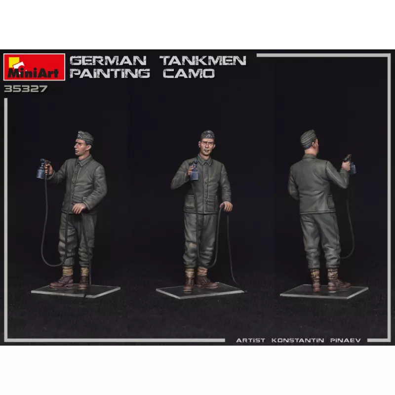 MiniArt 35327 German Tankmen Camo Painting