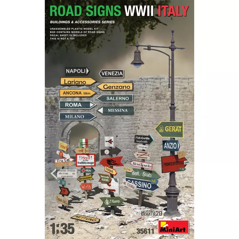  MiniArt 35611 Road Signs WWII Italy