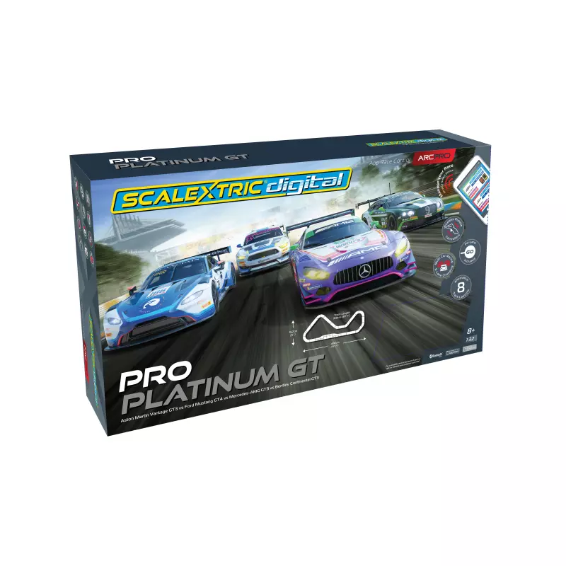 Scalextric C1374 ARC Pro Platinum GT Set