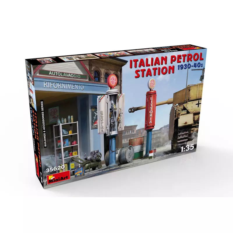 MiniArt 35620 Italian Petrol Station 1930-40s