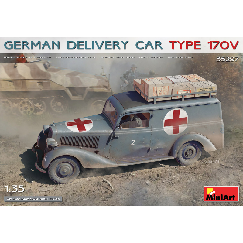                                     MiniArt 35297 German Delivery Car Type 170V