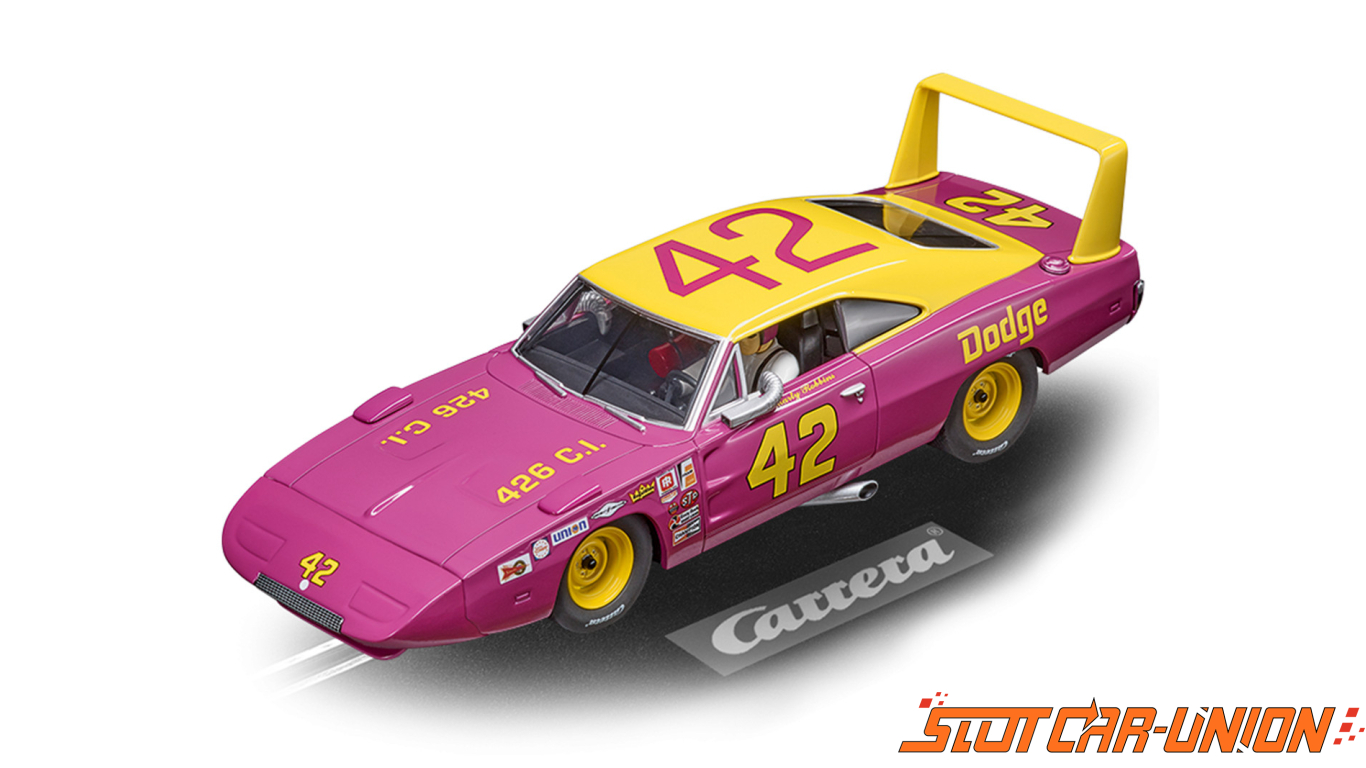 No.14 1:32 scale analog slot car Carrera 27640 Evolution Plymouth Superbird 