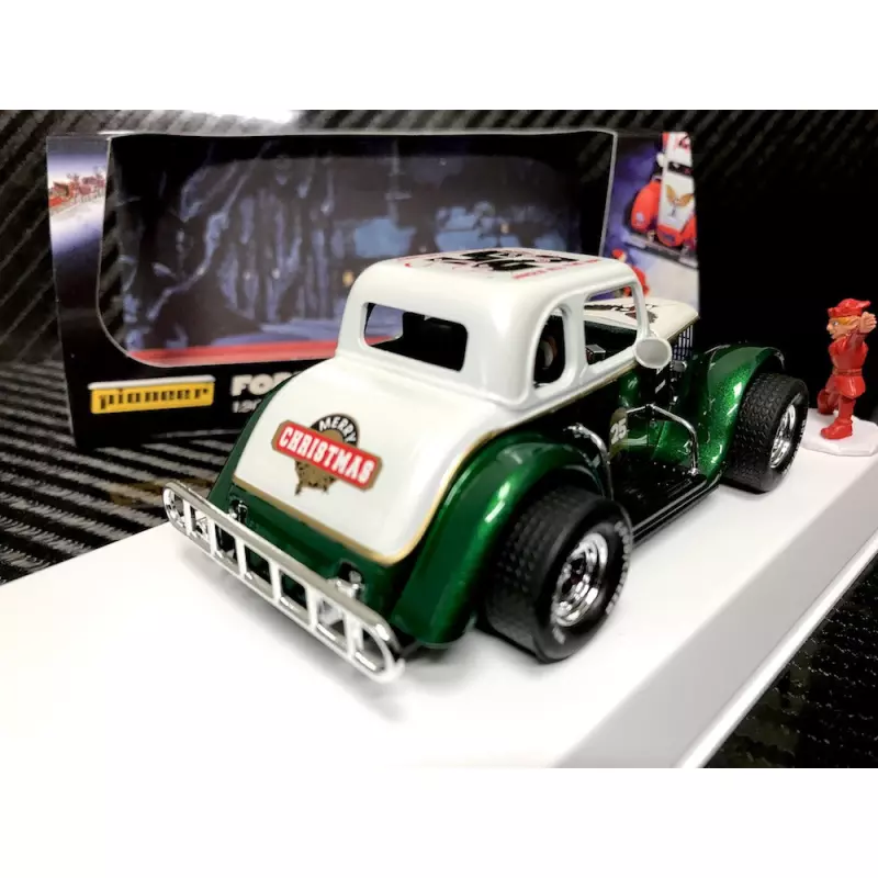 Pioneer P119 Santa Legends Racer '34 Ford Coupe, 'The Legends of Christmas' Green/White