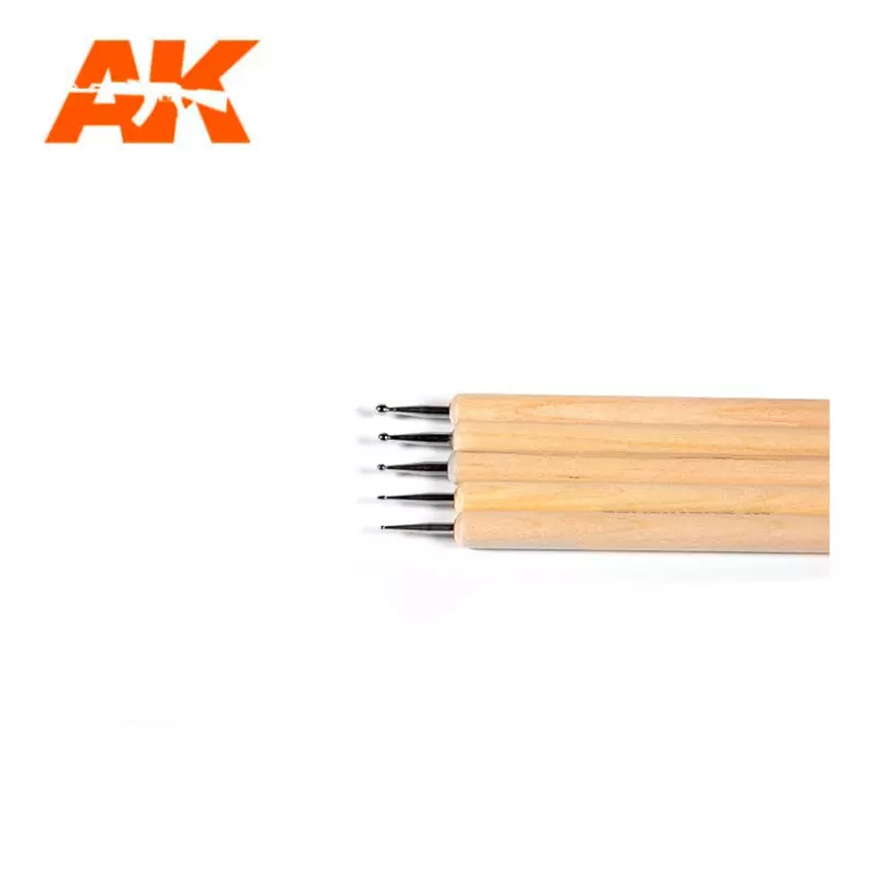 AK Interactive AK9052 Sculpting Burnishers Set