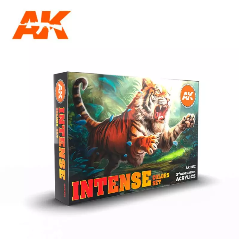 AK Interactive AK11612 Intense Colors Set 6x17ml