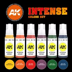 AK Interactive AK11612 Set Couleurs Intenses 6x17ml
