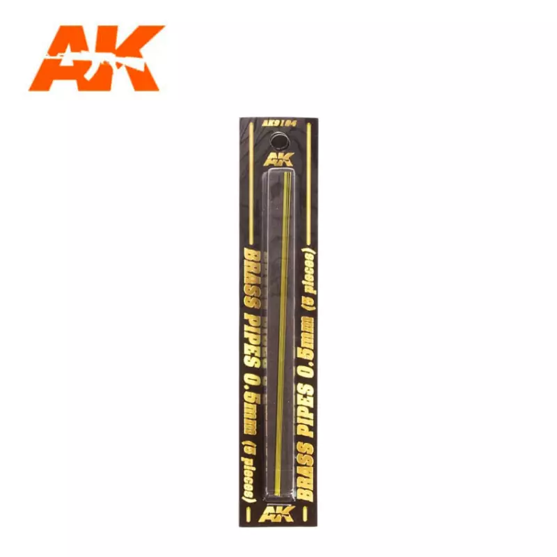  AK Interactive AK9101 Tubes Laiton 0.2mm (2 pcs)