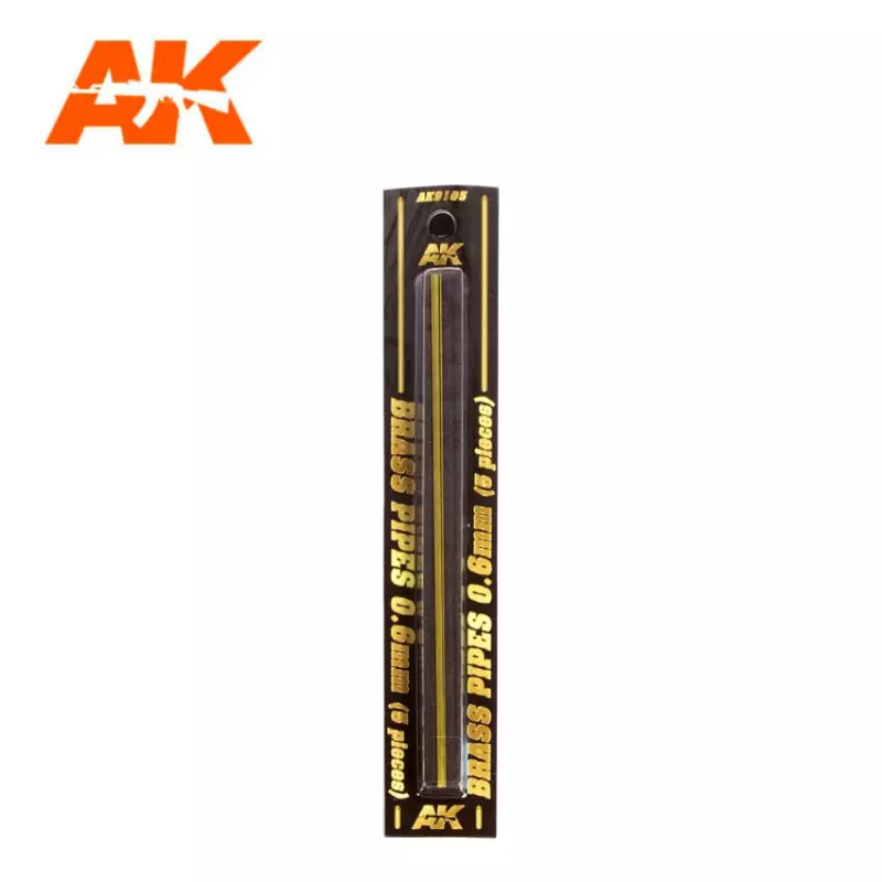  AK Interactive AK9101 Brass Pipes 0.2mm (2 pcs)