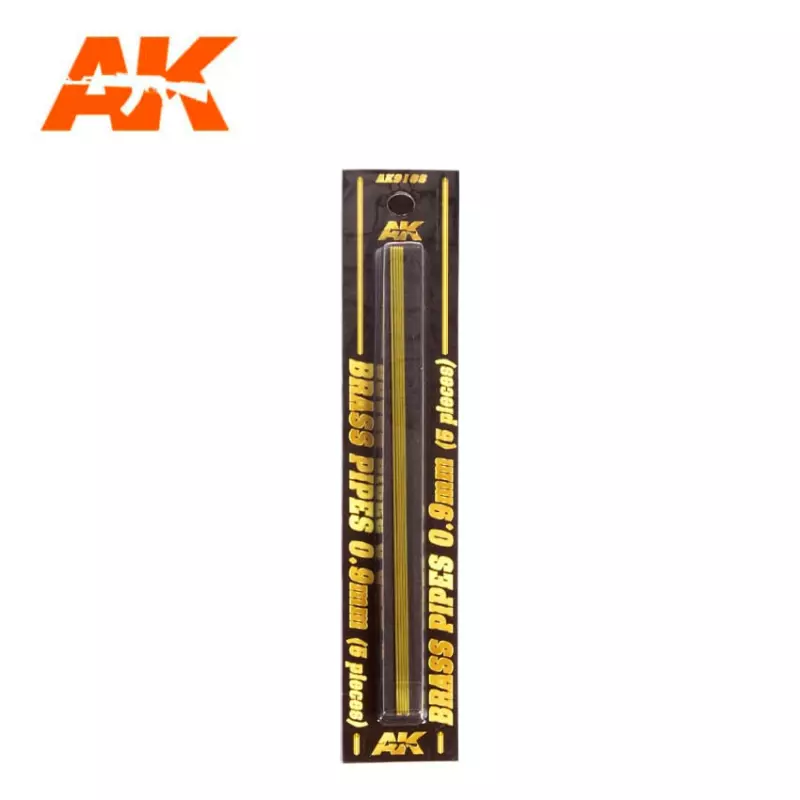  AK Interactive AK9101 Brass Pipes 0.2mm (2 pcs)