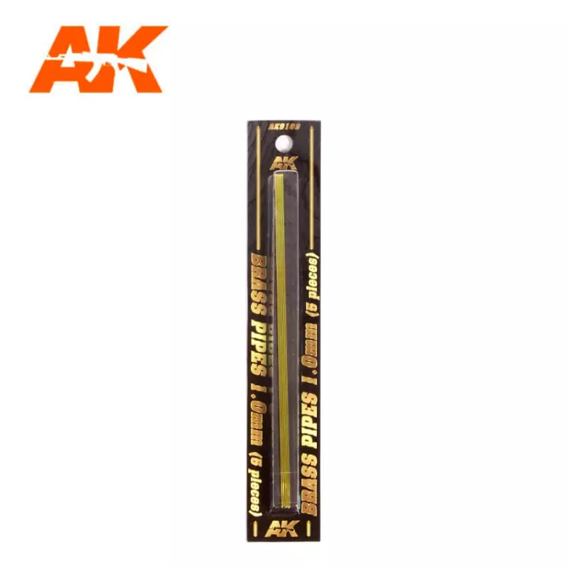 AK Interactive AK9101 Tubes Laiton 0.2mm (2 pcs)