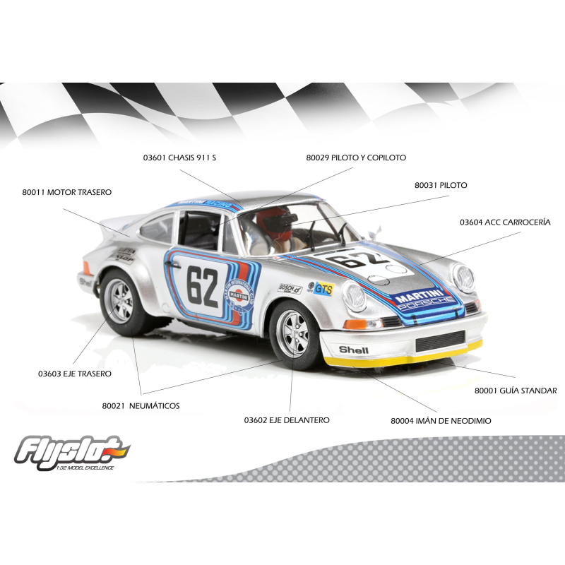 Flyslot 036106 Porsche 911 4h Le Mans