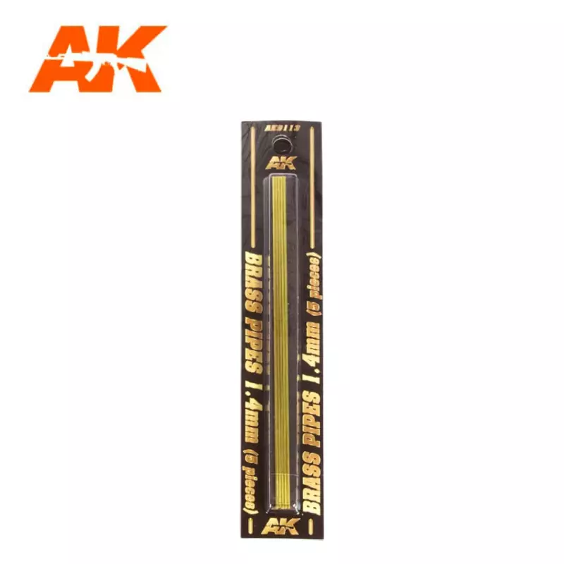  AK Interactive AK9101 Brass Pipes 0.2mm (2 pcs)