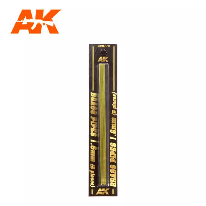  AK Interactive AK9101 Tubes Laiton 0.2mm (2 pcs)