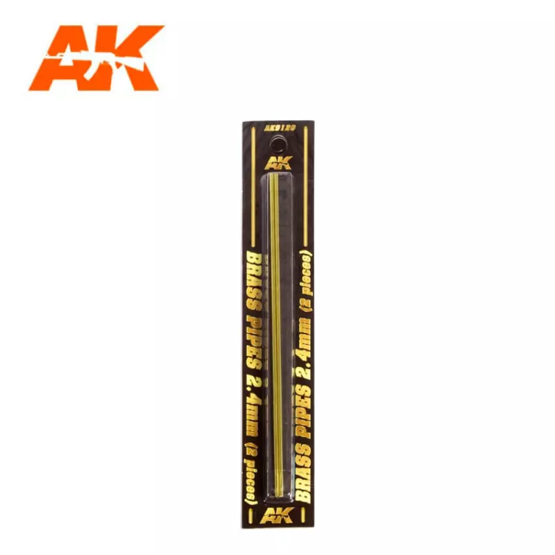 AK Interactive AK9101 Brass Pipes 0.2mm (2 pcs)