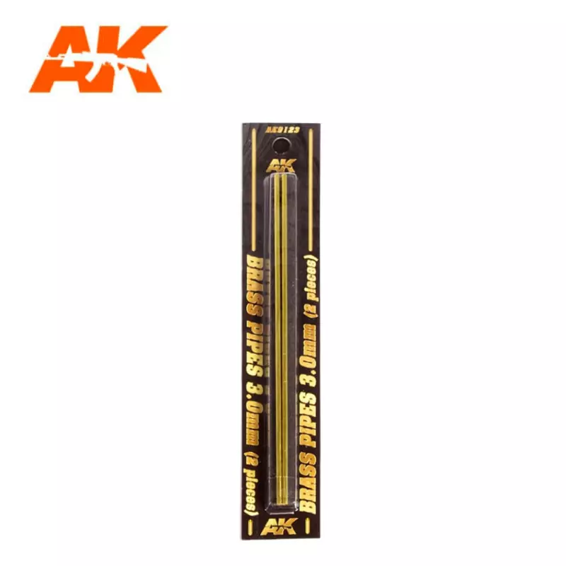 AK Interactive AK9101 Brass Pipes 0.2mm (2 pcs)