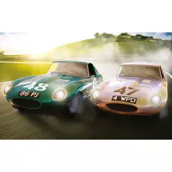 Scalextric C3898A Legends Jaguar E-type 1963 International Trophy Twin Pack - Limited Edition