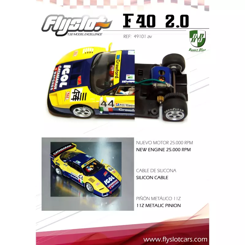 Flyslot 049101AV F40 LM 24H Le Mans 1996