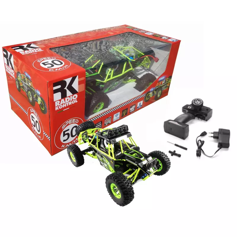 Radiokontrol WLT 12428 1:12 Electric Radio Controlled Car 4x4 all terrain vehicle RTR