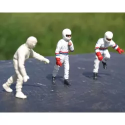 LE MANS miniatures Figurine Team Joest Porsche : pilotes