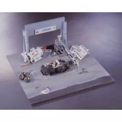 LE MANS miniatures Basic pit - Joest Porsche WSC n°7 Le Mans 1997